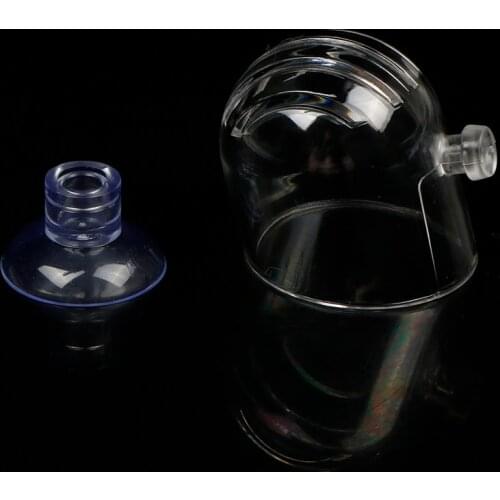 Aquarium Decoration Hanging Fish Tank Mini Crystal Glass Pot Polka Water Potted Planting Cylinder Cup Aquarium Accessories