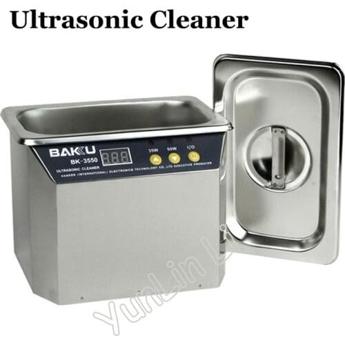 220V/110V Ultrasonic Cleaner Steel Jewelry Cleaning Machine Glasses Watch Washing Equipment BK-3550