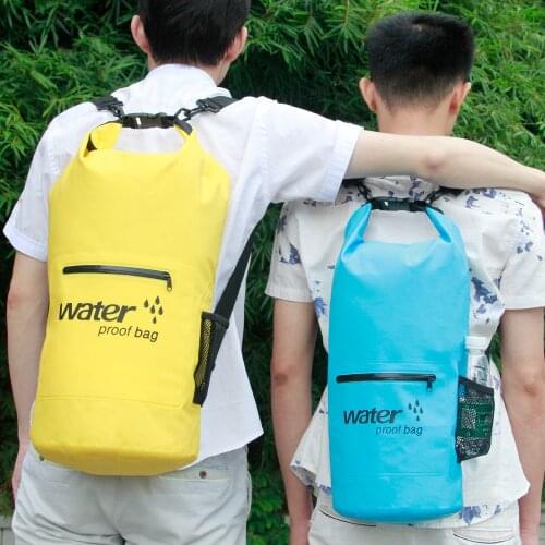 10/20L Waterproof Dry Bag Roll Top Dry Compression Sack Keeps Gear Dry for Kayaking Beach Rafting Boating Hiking Camping Fishing