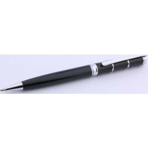 High quality metal Smooth bamboo modeling black Silver piece Ballpoint Pen Business Office school supplies ink pens