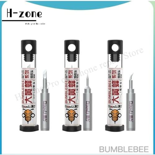 Qianli High Quatily ultra durable 936 Universal Soldering Iron Tips kit Lead Free K J I Welding Tips for BGA Soldering Rework