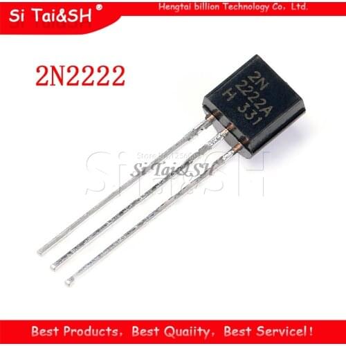 100PCS 2N2222 2N2222A TO-92 TO92 Transistor new and original IC