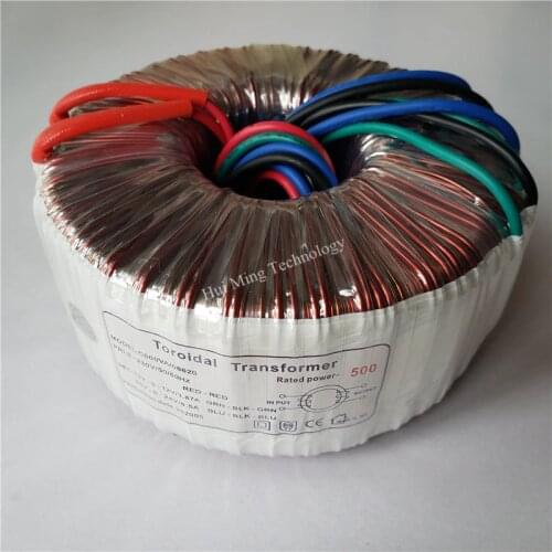 24V-0-24V 8.5A 12V-0-12V 3.87A Toroidal transformer 500VA 230V dual 24V copper custom transformer 230V to 24V power transformer