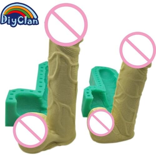 3D Special Male Sexy Penis Soap Mold Handmade Silicone Mould For Adult Supplies Chocolate Resin Candle Kitchen Baking Tools