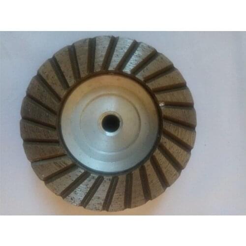 4 Inch of Aluminium Base Diamond Turbo Cup Wheel For Stone Marble Granite and Concrete Grinding and Cutting