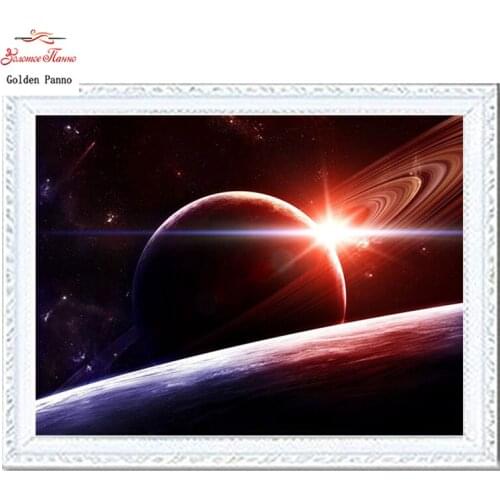 Golden panno,5D,diy diamond embroidery,Full,square,Diamond Painting,Cross Stitch,3D,diamond,Mosaic,Needlework,universe3 725Q