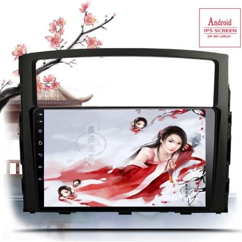 Android 10 .0 Car Multimedia Player for Mitsubishi PAJERO V93 V97 2006 2007-2014 2din Stereo Radio PS Navigation WIFI BT Player