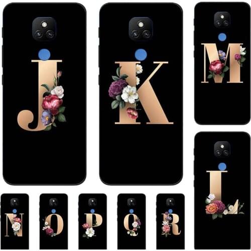 For Lenovo K12 Note Music Lemon K12 Pro Case Custom Name Letter Couple Cover Fashion Black Soft Phone Coque