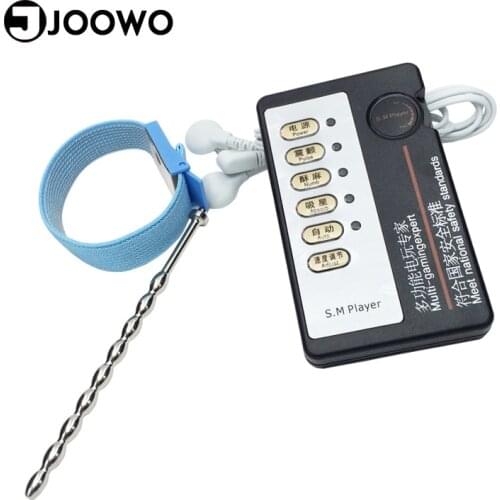 Electro Sex Urethral Plug Stainless Steel Catheters Wand Penis Cock Dick Ring Sex Toys for Men Urethral