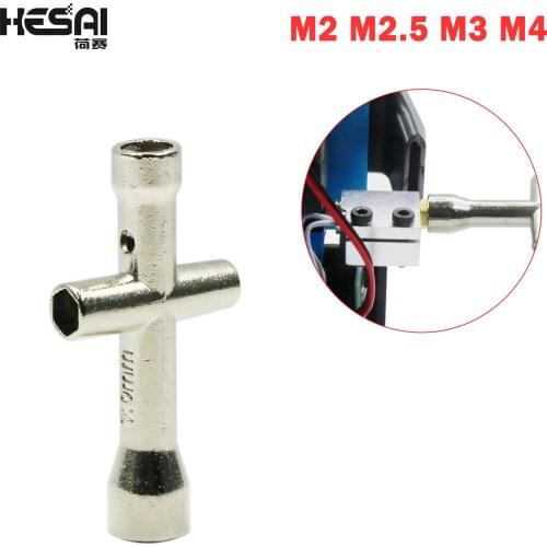 Mini M2 M2.5 M3 M4 Screw Nut Hexagonal Cross Wrench Sleeve Maintenance Accessories 4 Size Car Cross Sleeve Wrench