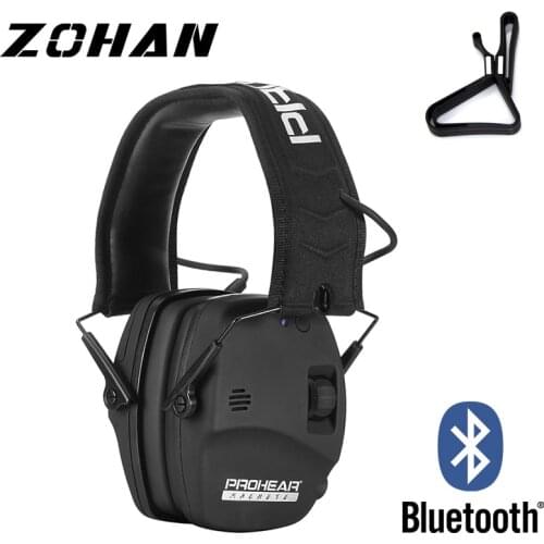 ZOHAN Noise Reduction Safety Earmuffs Hearing Protection Adjustable NRR22db Shooting Ear Muffs Ear Defenders with Waist HookHang
