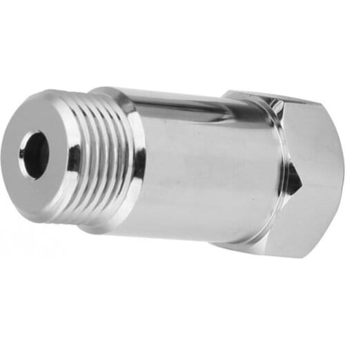 NEW NICKEL Plated Steel 1Pcs Φ45mm 02 O2 Oxygen Sensor Extension Spacer extender M18x1.5 Bung Adapter CEL Fix CSV