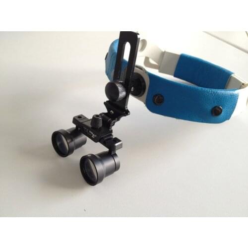 Taos New Design Dental Surgical Binocular Loupes variable magnification 270-500mm Z11 + LED head light + headband