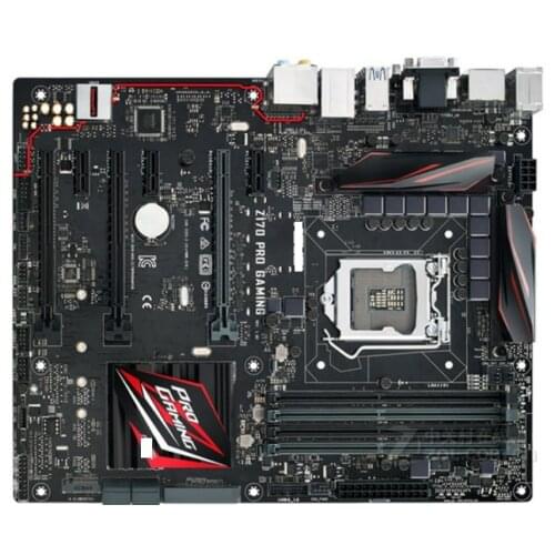 Original motherboard for ASUS Z170 PRO GAMING LGA 1151 DDR4 I3 I5 I7 USB2.0 USB3.0 USB3.1 64GB desktop motherboard free shipping