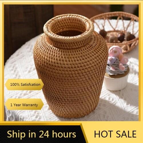PDQ Wicker Vases For Home China