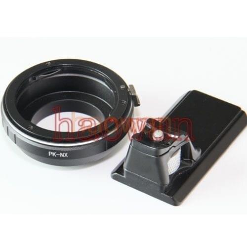 Pentax k pk lens to NX Mount Adapter Ring with tripod for Samsung NX5 NX10 NX11 NX20 NX100 NX200 NX300 NX2000 NX3000 Camera