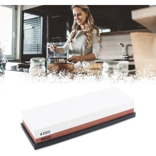 Professional Knife Sharpener Whetstone Sharpening Stones Grinding Stone Water Stone Kitchen Tool 2-IN-1 240 600 1000 3000 grit