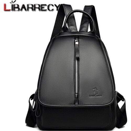 2021 New Luxury Designer Womens Backpack High Quality PU Leather Ladies Anti-theft Backpack Fashion Design Women Travel Bags