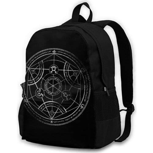 Human Transmutation Circle Adult backpacks, leisure bags, backpacks, storage bags, men women backpacks