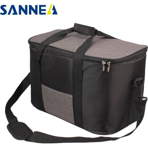 SANNE 34L Large capacity Famous Brand Waterproof Thermal Cooler Insulated Portable Tote Picnic Ice Hot Bag Coole Bag for Food