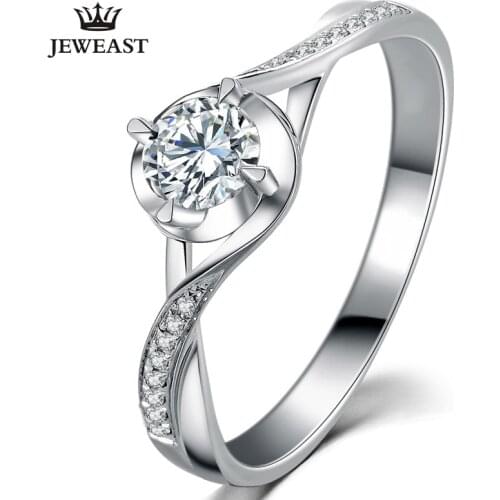 ZSG Natural diamond 18K gold Pure Gold Ring Real 18K gold Solid Gold Ring Trendy Classic Party Fine Jewelry Hot Sell New 2019