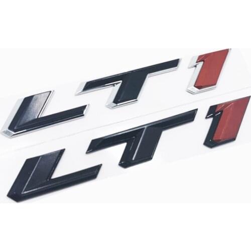 1PC LT1 Car Sticker ABS Emblem Badge For CAMARO Fender Side Decal Auto Accessories