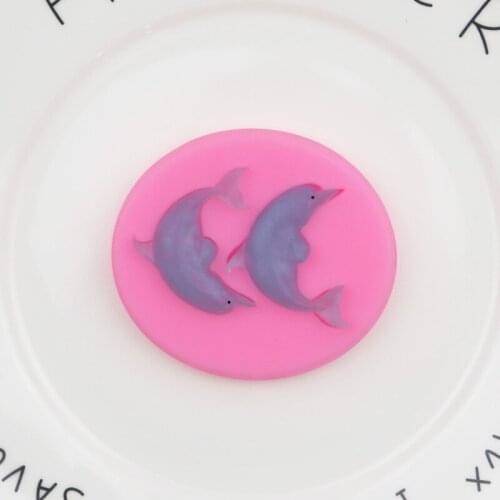 Big Whale Fondant Silicone Mold Handmade Ultra-Light Clay Mold XGY-242