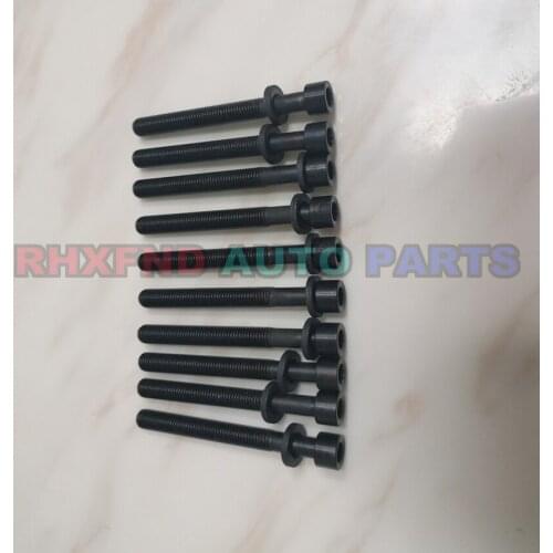 10pcs CR / CY / JK JP / JR / ME MF / RA / SB CR cylinder head bolts nuts for audi 80 D/TD 4000 D/TD 90 D/TD