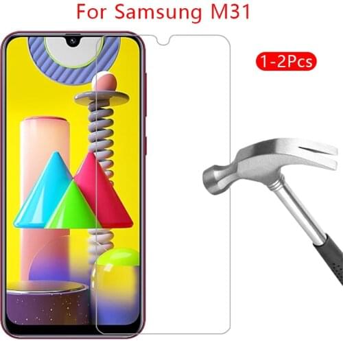 Case for samsung m31 cover tempered glass screen protector on galaxy m 31 31m protective phone coque bag accessories samsungm31