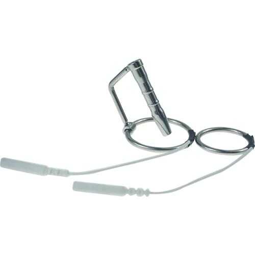 For DIY electric urethral sound with head ring electro shock urethral catheter penis plug dilator sex toy