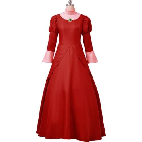 Cosplaydiy Girls Stepmother Cosplay Costume Womens Queen Red Dress Adult Lady Tremaine Gown Wicked Halloween Full Set Outfits