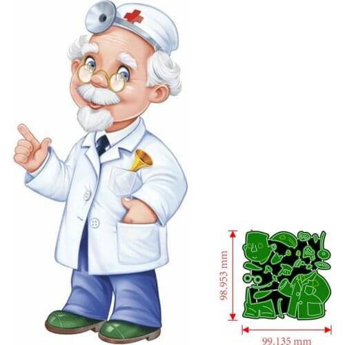 Metal Cutting Dies Doctors DIY Scrapbooking Paper Cards Decorative Craft Embossing