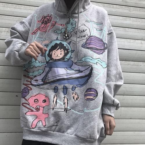 Mens Korean version loose fashion couples coat mens spring and Autumn