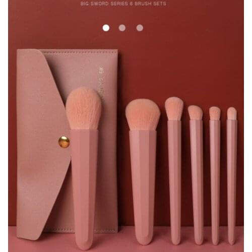 Sword series makeup set, brush, portable makeup tools, beginner makeup, brow pencil and blush combination set, packing bag
