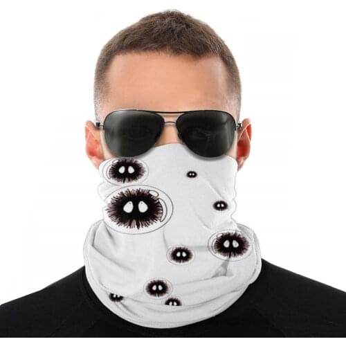 Multiple Blacks Bubbles Swarthy Magic Scarf Half Face Mask Fashion Tube Mask Seamless Bandana Protective Headband Outdoor Hiking