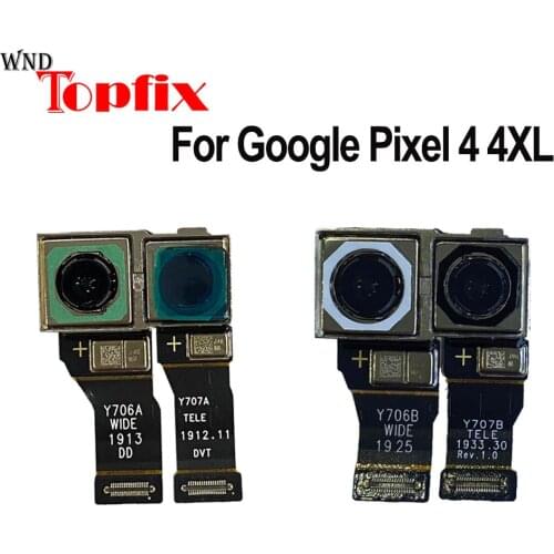 Original For HTC Google Pixel 4 Front Camera Flex Cable Pixel 4 XL Rear Camera Replacement Parts Google Pixel 4XL Back Camera