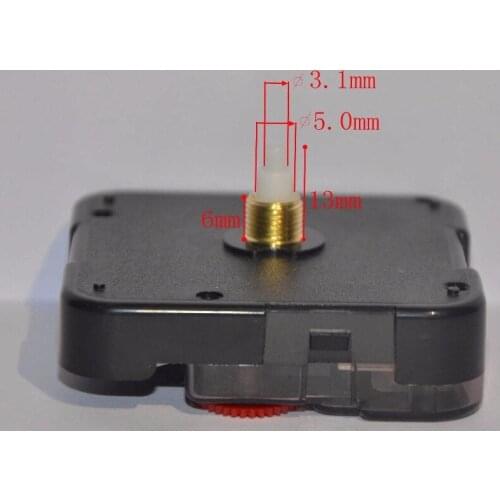 10pcs/set Original Youngtown 12888 Clock Accessory Quartz Movement 6mm White Plastic Sweep Movement 100%New Repair Parts no hand