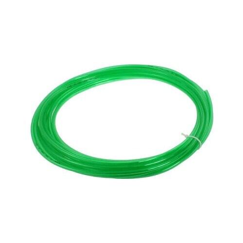 5/32" x 15/64" Polyurethane PU Air Pneumatic Hose Tube Clear Green 32.8 Ft