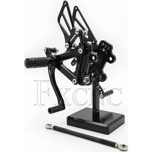 For Kawasaki Ninja ZX6R ZX636 ZX 6R 1998-2002 Motorcycle Adjustable Rearset Footrest Footpeg Rear Set Footpeg ZZR600 ZZR 05-08