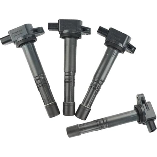 4 Pieces Car Replacement Ignition Coil for Honda Civic 30520RRA007 099700070 UF-311 UF311 IC425 C1382 1.96inch