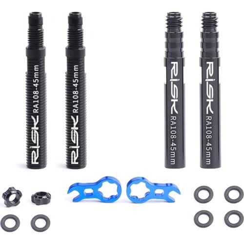 Bicycle Inner Tubes Removable Presta Valve Extender Tire Extension Rod Biking Portable Dustproof Cycling Parts