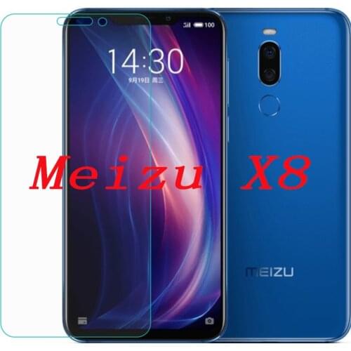 Smartphone 9h Tempered Glass for Meizu X8 Explosion-proof Protective Film Screen Protector cover phone