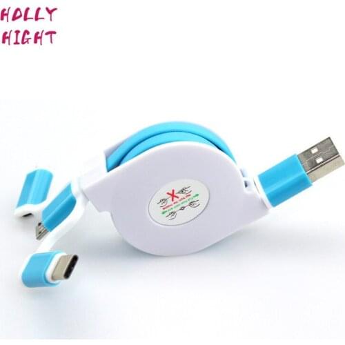 1M 3 IN 1 Type C 8Pin Micro USB Cable Fast Charging Mobile Phone Cables Cord 3A for IPhone 12 11 Xr X XS 7 6 SE Plus Charger