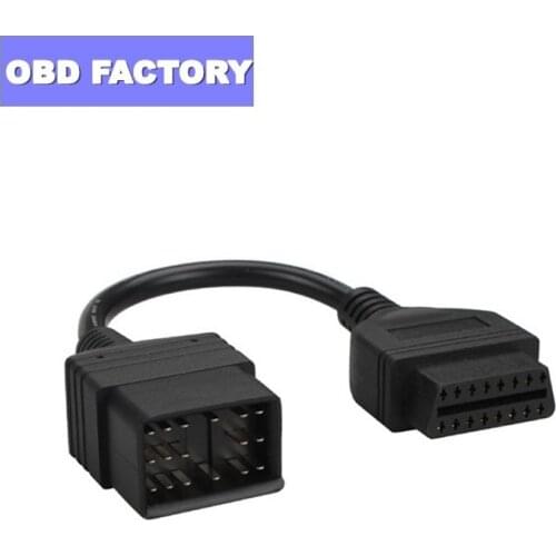 For Toyota 22Pin to OBDII 16Pin Female Connector Adapter Cable DLC Lead For Toyota 22 Pin Female to OBD2 16 Pin Always in Stock