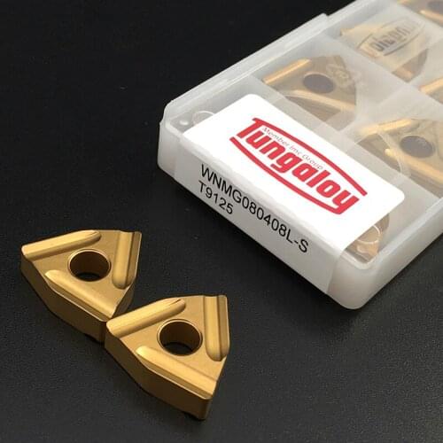 10pcs WNMG080408 L S T9125 High Quality Carbide Inserts External Turning Tool WNMG 080408 Hard Alloy CNC Lathe Tools For Steel