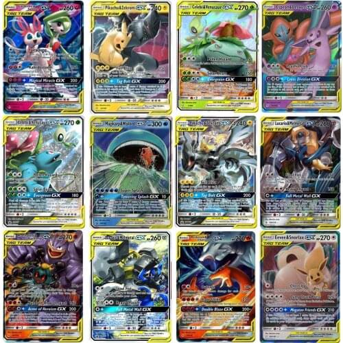 120 PCS Takara tomy Pokemon Card Lot Featuring 30 tag team, 50 mega,19 trainer,1 energy, 20 ultra beast