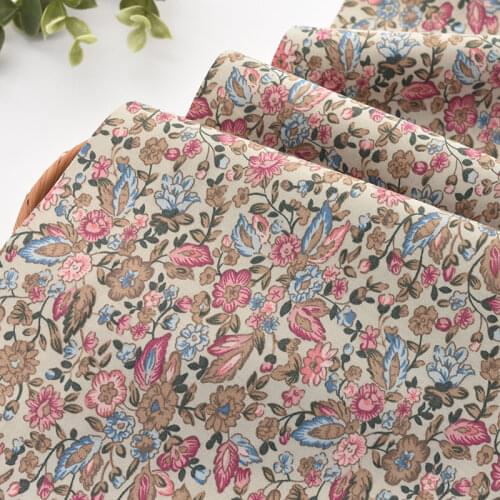 145x50cm/pcs Cotton fabric floral fabric dress skirt shirt childrens Handmade DIY