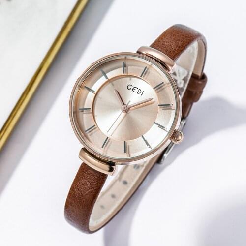 2021 Luxury Fashion Womens Casual Quartz Leather Band Sky Watch Analog Wrist Watch Reloj Mujer Watch For Women Montre Femme