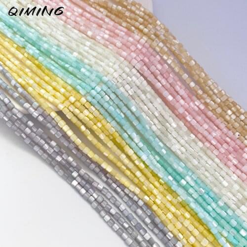 3.5mm 105pcs Natural Heishi Beads Small Pear Shell Beads Dyed Shell Beads Pearl Beads Jewelry Making Necklace Bracelets Earrings