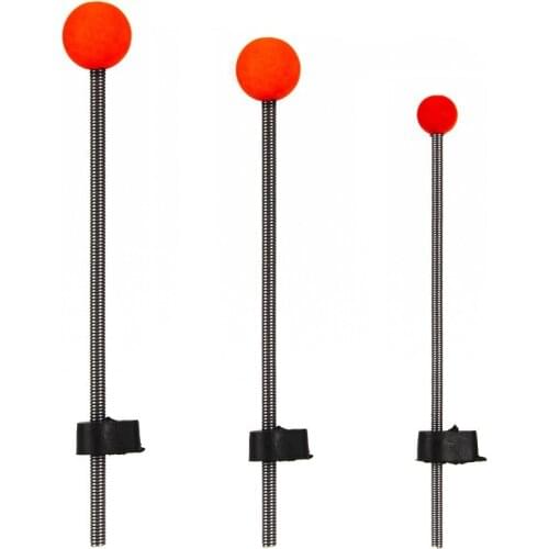 5pcs Winter Fishing Tackle Rod Ice Fishing Rod With Red Ball Spring Fishing Accessories Tackle Equipment pesca accesorios